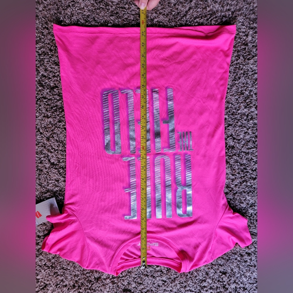 T-shirt, Hanes sport, new, pink. Rule the field - Picture 5 of 7
